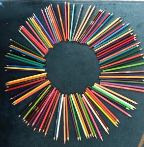 Color Pencil Wheel, Elaine Sneideman
