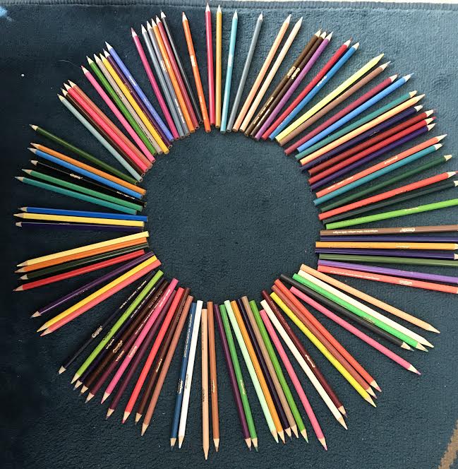 Color Pencil Wheel, Elaine Sneideman